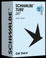 Schwalbe binnenband scv10 24" 40/62-507 40mm