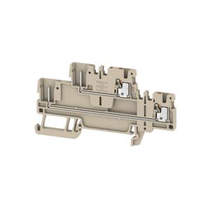 Weidmüller 2485840000 Doorgangsklem 2-etages 3.50 mm Spanveer Beige 50 stuk(s)