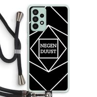 Negenduust geometrisch: Samsung Galaxy A52s 5G Transparant Hoesje met koord