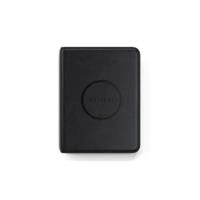 Satechi FindAll vegan-leather passport cover with FindMy