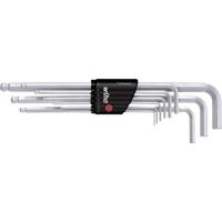 Wiha Winkelschraubendrehersatz 9tlg 1,5-10mm 6knt Kugelkopf/Halter Inbus Haakse schroevendraaierset 1.5 mm, 2 mm, 2.5 mm, 3 mm, 4 mm, 5 mm, 6 mm, 8 mm, 10 mm - thumbnail