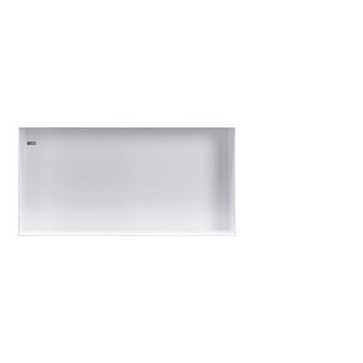 Looox Colour BoX inbouwnis - 60x30x10cm - RVS Wit mat CBOX60W