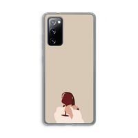 I drink wine: Samsung Galaxy S20 FE / S20 FE 5G Transparant Hoesje