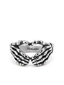 Nialaya Jewelry bague Vintage Skeleton - Argent