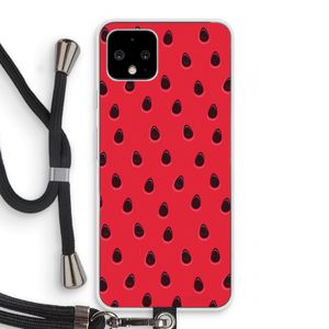 Watermelon: Pixel 4 Transparant Hoesje met koord