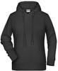 James & Nicholson JN8023 Ladies´ Hoody - /Black - XS