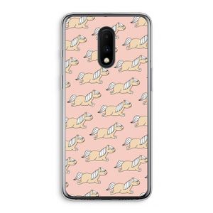 Ponys: OnePlus 7 Transparant Hoesje