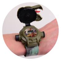 Johntoy Dino projectie horloge, 24 afbeeldingen
