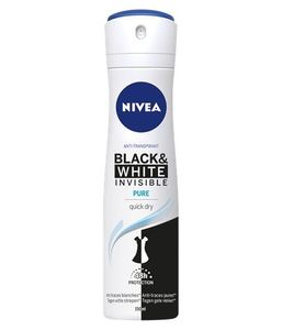 Deodorant invisible black & white pure