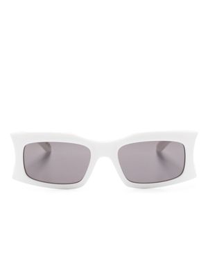Balenciaga Eyewear lunettes de soleil BB0291S à monture rectangulaire - Blanc