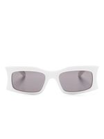 Balenciaga Eyewear lunettes de soleil BB0291S à monture rectangulaire - Blanc - thumbnail