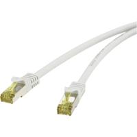 Renkforce RF-4149870 RJ45 Netwerkkabel, patchkabel CAT 6a (losse kabel CAT 7) S/FTP 5.00 m Grijs Snagless, Vlambestendig 1 stuk(s)