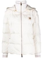 Lorena Antoniazzi doudoune à patch logo - Blanc