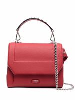 Lancel sac à main en cuir à bride en chaîne - Rouge - thumbnail