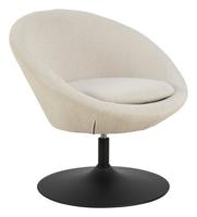 Bendt Draaifauteuil 'Lærke' Geweven, kleur Beige Bendt Draaifauteuil 'Lærke' Geweven, kleur Beige