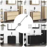 VidaXL Gasveer 12 pcs zilver 190 mm ijzer