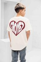 Croyez Mini Puffed Heart T-Shirt Kids Gebroken Wit - Maat 140 - Kleur: Gebroken Wit | Soccerfanshop