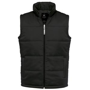 Gewatteerde bodywarmer voor heren - Zwart - Nylon - Outdoor - Vrije tijds jas