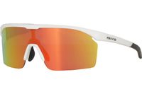 Trivio - fietsbril noa wit revo rood met extra transparante lens Trivio - fietsbril noa wit revo rood met extra transparante lens