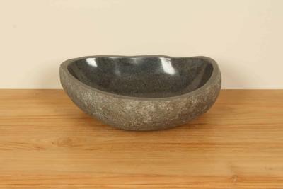 Waskom riviersteen RM030359, 46x35x15 cm
