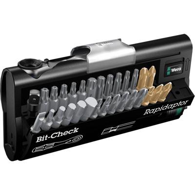 Wera BC BR 30 8001 A SB 05073640001 Bitset 31-delig Plat, Kruiskop Phillips, Kruiskop Pozidriv, Inbus, Binnen-Torx, Torx BO