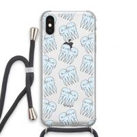 Octopussen: iPhone XS Transparant Hoesje met koord