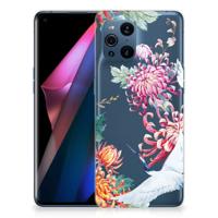 OPPO Find X3 | X3 Pro | TPU Hoesje | Bird Flowers