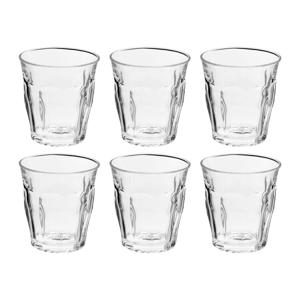 Drinkglazen/waterglazen Picardie - 6x stuks - transparant glas - 200 ML