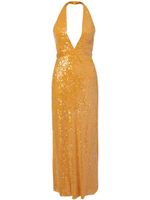 Markarian robe Valerie Saffron Sequin - Jaune