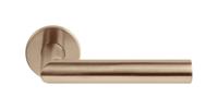 Deurkruk BASICS LB2-22 EN1906/3 geveerd op rozet - PVD licht brons