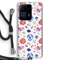 Bloemetjes: Xiaomi Mi Mix 4 Transparant Hoesje met koord