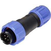 Weipu SP1310 / P 4 I Ronde connector Stekker, recht Totaal aantal polen: 4 Serie (ronde connectoren): SP13 1 stuk(s)
