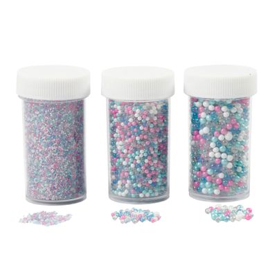 Creativ Company Mini stenen van glas, 3x45 gram