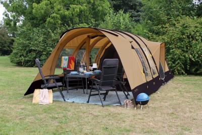 Eurotrail Georgia Btc Air Familietent Beige/Black OS