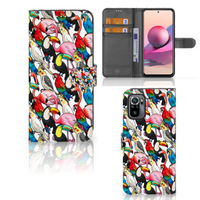 Xiaomi Redmi Note 10S | 10 4G | Poco M5s Telefoonhoesje met Pasjes Birds - thumbnail