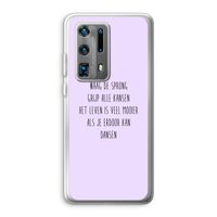 Sprong: Huawei P40 Pro Plus Transparant Hoesje