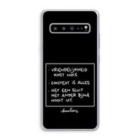 Mijn Motto's: Samsung Galaxy S10 5G Transparant Hoesje