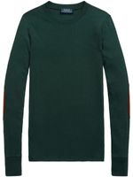 Polo Ralph Lauren sweat à coudières contrastantes - Vert