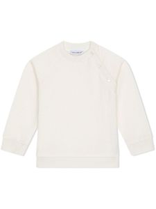 Dolce & Gabbana Kids sweat à logo DG en jacquard - Blanc