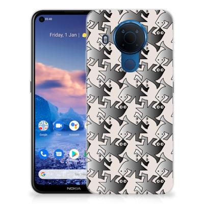 Nokia 5.4 | TPU Hoesje | Salamander Grey
