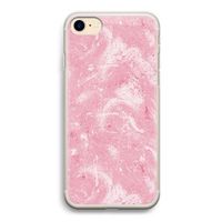 Abstract Painting Pink: iPhone 7 Transparant Hoesje