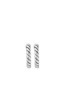 David Yurman créoles Sculpted Cable Micro en argent sterling (10,7 mm)