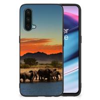 OnePlus Nord CE 5G Dierenprint Telefoonhoesje Olifanten