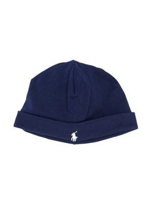POLO RALPH LAUREN KIDS bonnet à logo brodé - Bleu