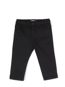 Emporio Armani Kids pantalon chino à coupe droite - Bleu