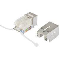 Renkforce RJ45-inbouwmodule Met vergrendelingsfunctie Keystone CAT 6A KSV10 - thumbnail