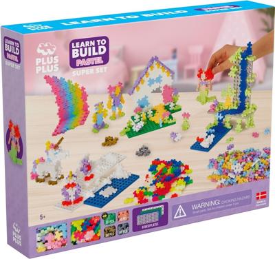 Plusplus Learn to Build pastel Plus-Plus: 1200 stuks 3812