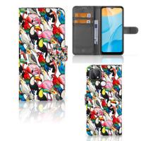 OPPO A15 | Telefoonhoesje | Met pasjeshouder | Birds