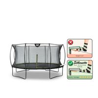Exit Silhouette trampoline met net - Ø 427 cm - Zwart - thumbnail