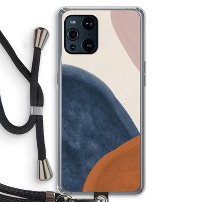 Geo #1: Oppo Find X3 Transparant Hoesje met koord